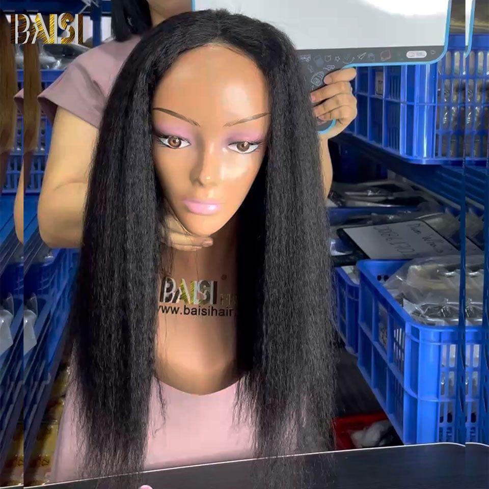 BAISI 4X4 perruque 18Pouces 126€ En Couleur Noir moitié prix Lisse ou kinky Straight 106€ en 100% cheveux humains MP50