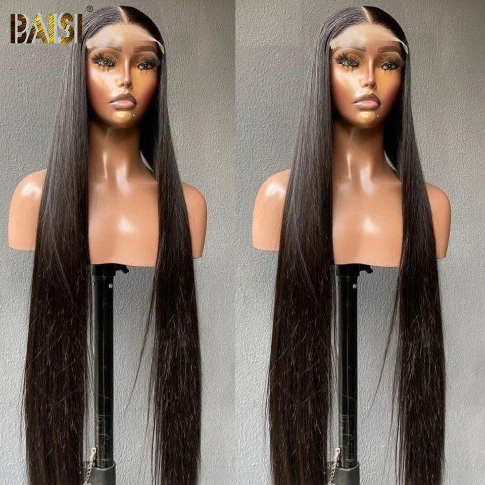 BAISI 8er Pack Hyper Lange Glatte Perücken 1300 Euro 100% Echthaar 12A