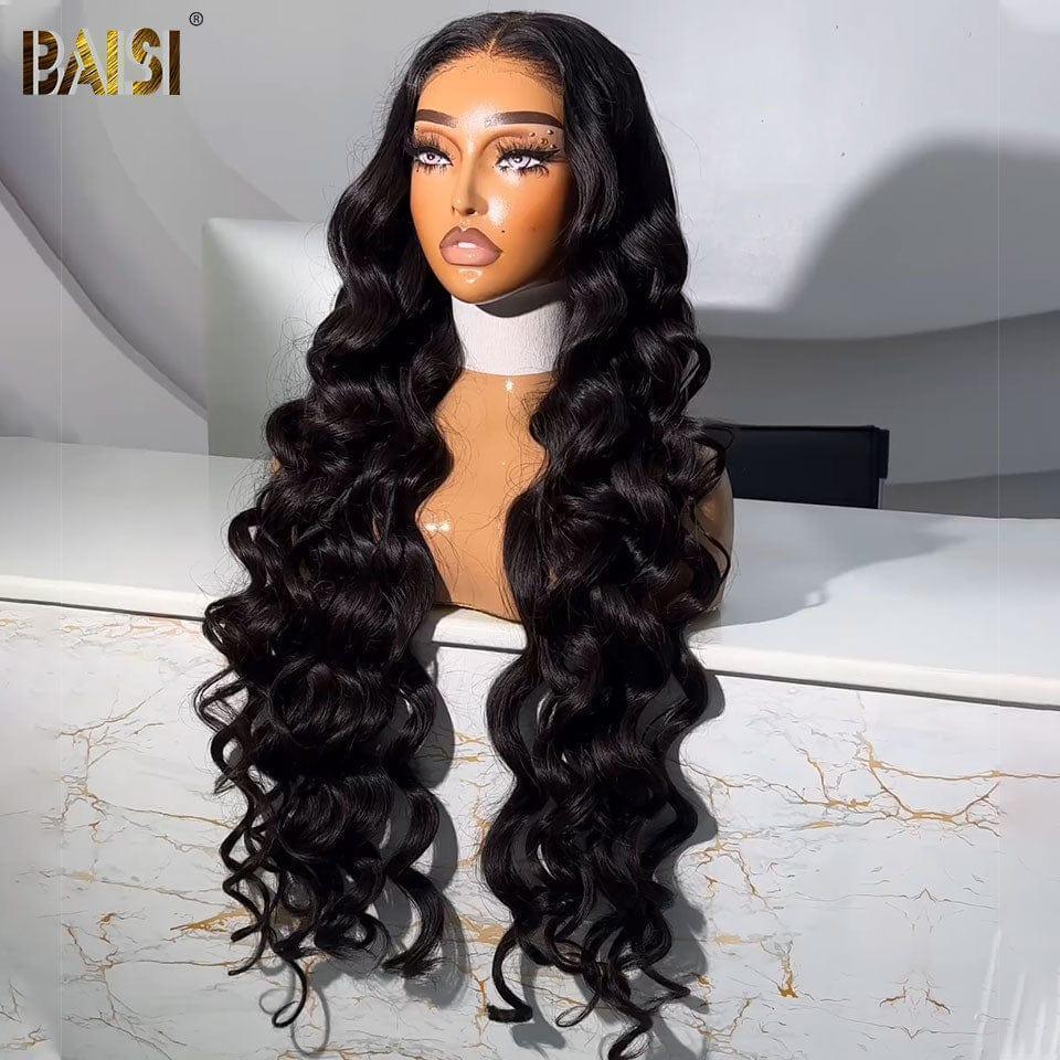 BAISI 4X4 closure perruque trop longue body wave 30 pouces 200€ en 100% cheveux humains