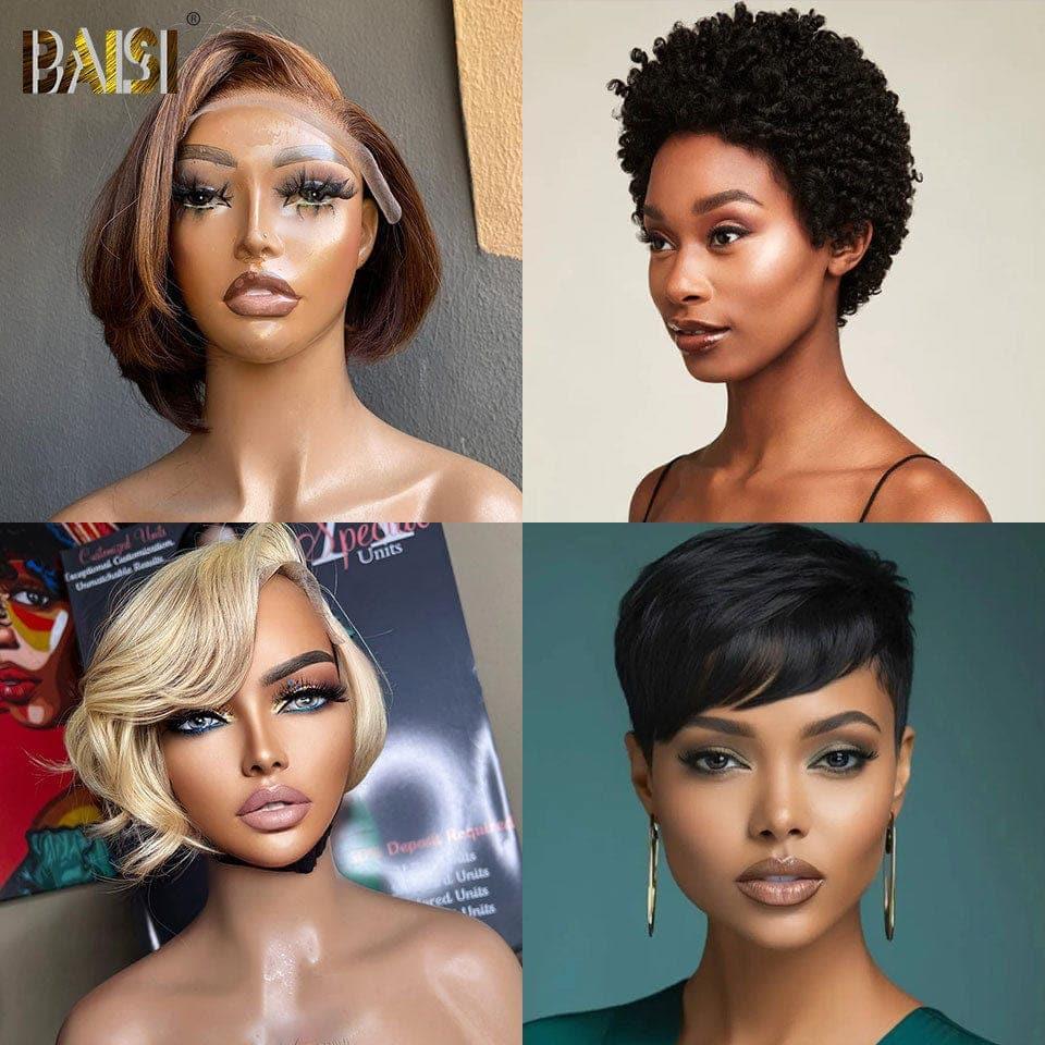 BAISI vente flash 3 perruques 159€ et 4 perruques 199€ en 100% vrais cheveux humains 199 euro FR38