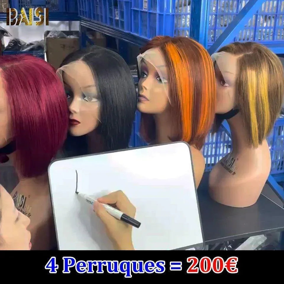 BAISI OFFRE FLASH 2 Pixie 75€ afro ou 13X4 lace 4 bobs 200 euros en 100% vrais cheveux humains