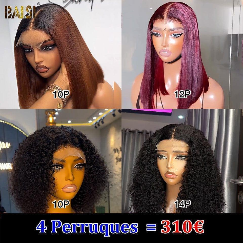 BAISI 2 Pixie Courtes 80€ pixie afro ou 4 Perruques pour revendre 310€ en 100% vrais cheveux humains