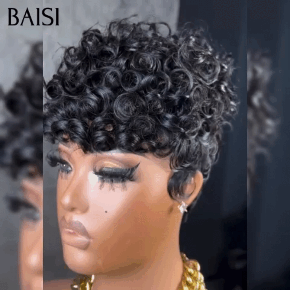 BAISI Big Promo máquina de corte pequeño hecha en cabello 100% humano #026 FR38