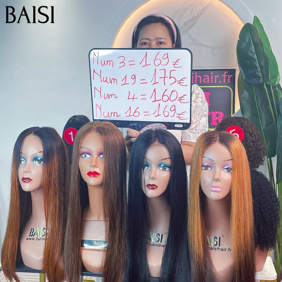 BAISI Parrucche 4 Parrucche da rivendere €599 4 colori diversi in capelli veri al 100% CODICE: VIP100