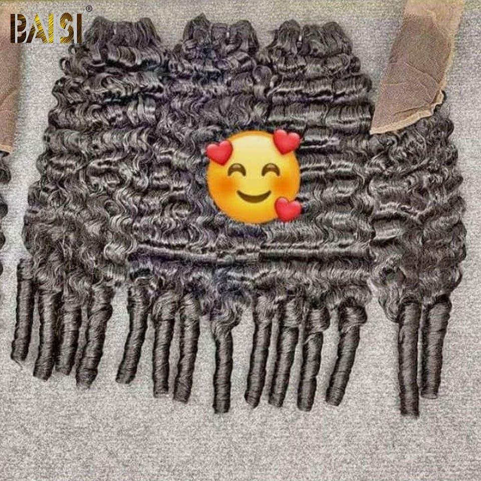 Erstklassiges, doppelt gezeichnetes, federndes, lockiges Haar aus 100 % reinem Haar