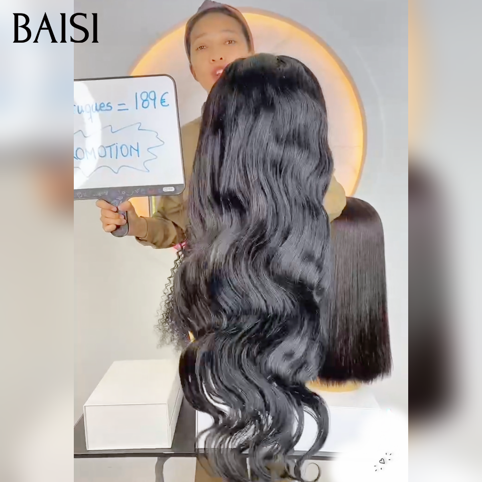 Vente flash 3 perruques 189€ 13x4 lace frontale body wave 20 pouces et 4x4 lace lisse 10 pouces et 4x4 lace curly wave 18 pouces en 100% Cheveux Humains for black women