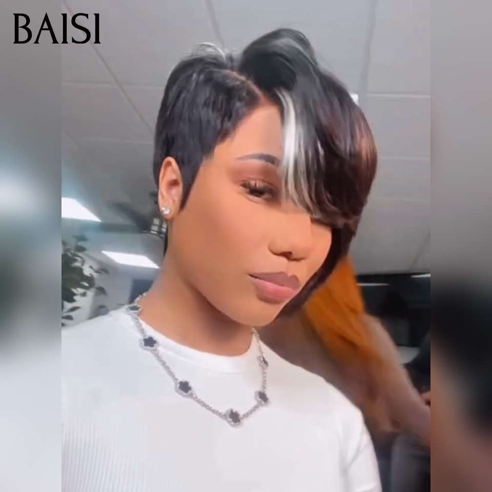 Grande Promo Collection Poivre et Sel 13×4 lace frontale Perruques arrivage Pixie pour l'été 75€ En 100% Vrais Cheveux Humains