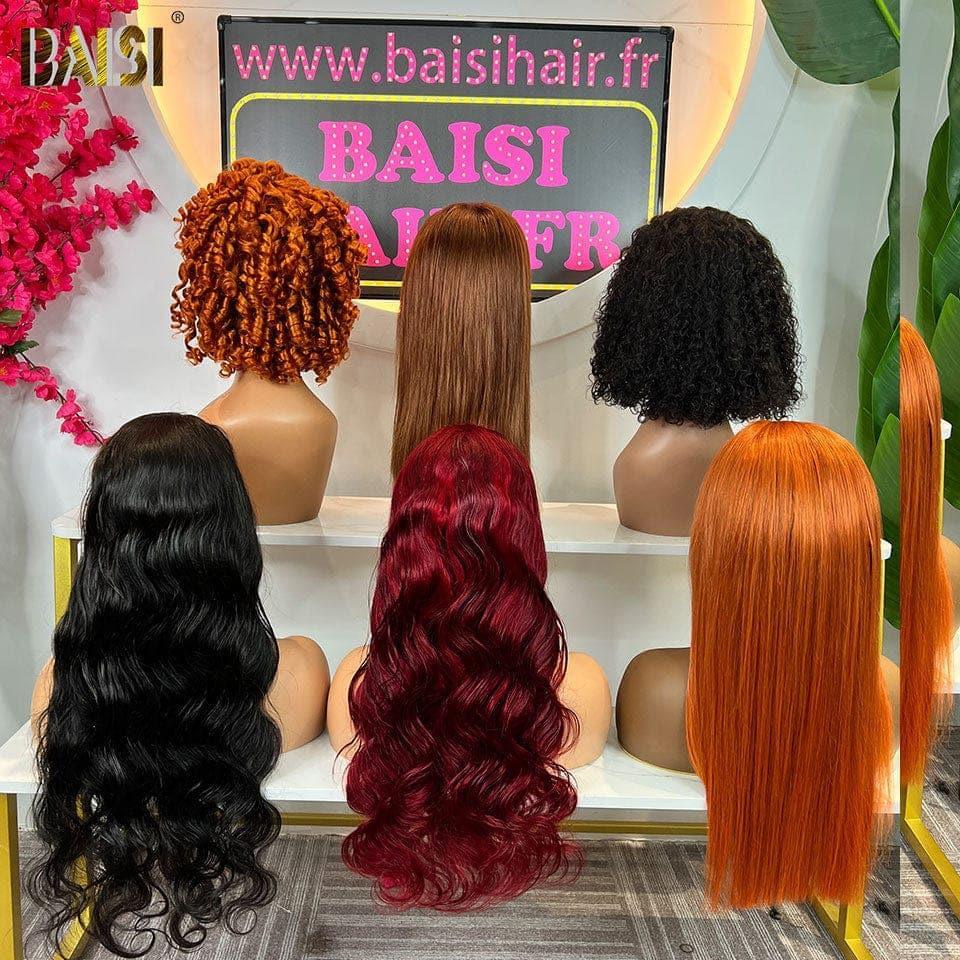 BAISI lace closure egg wave 12 Pouces 76€ ou 6 Perruques en FRANCE 600€ PRIX en promo en 100% vrais cheveux humains