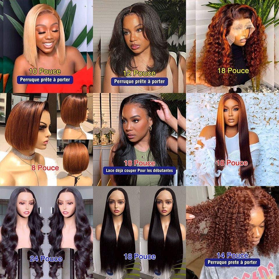 BAISI Achetez 2 perruques minimum au prix d'usine fournisseur de perruques 100% raw hair cheveux humains facile à revendre Achetez plus de 2 Pièces PRIX D'USINE VIP Lien C