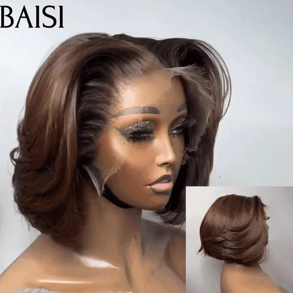 Pixie Frontale 13x4 lace tranparente 8 Pouce lisse couleurs Miel 27# ou Marron 4# B