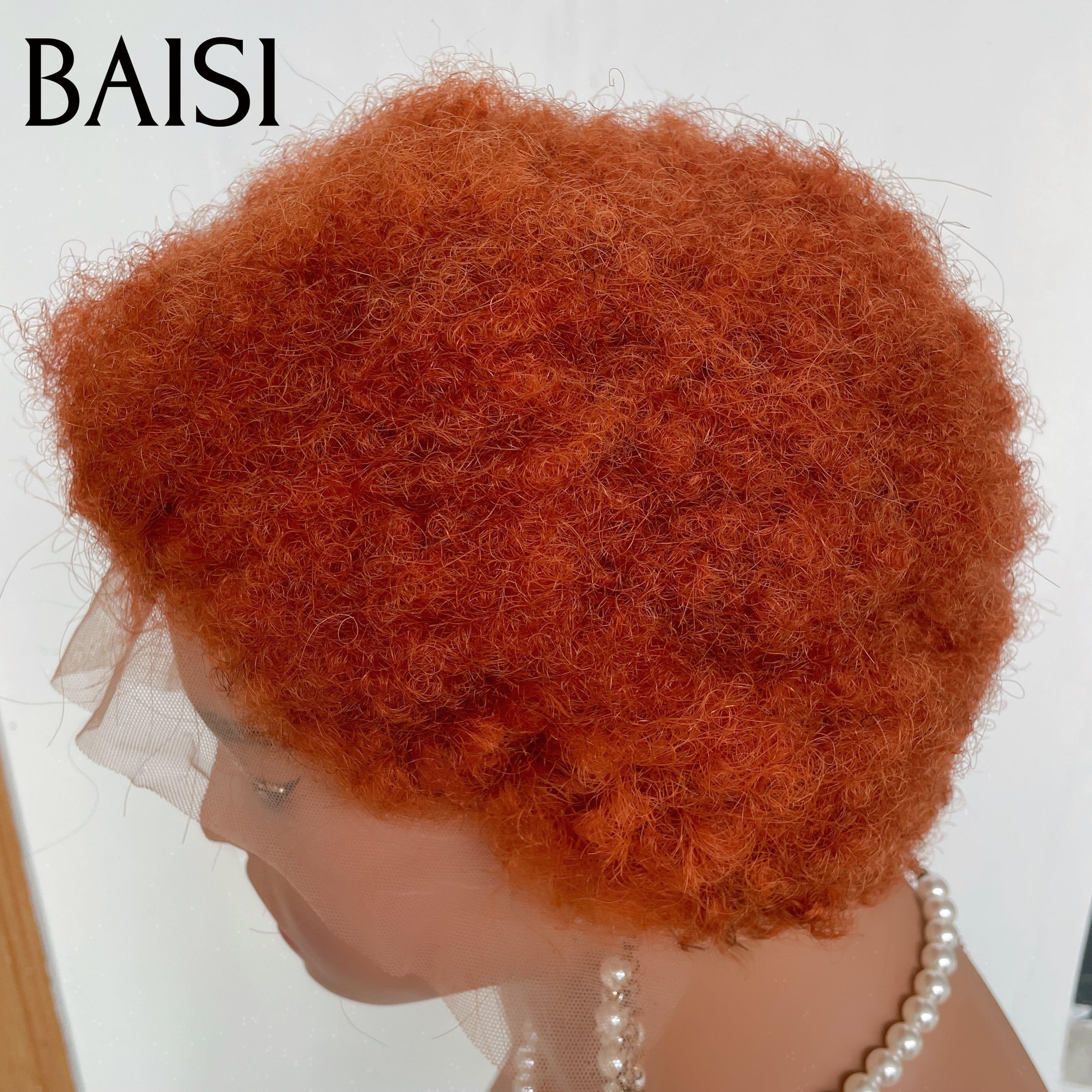 BAISI pixie 13X4 lace frontal curly NOIR 52€ ou Promo Cadeaux Coupe Courte pixie 350# -905 VIP100