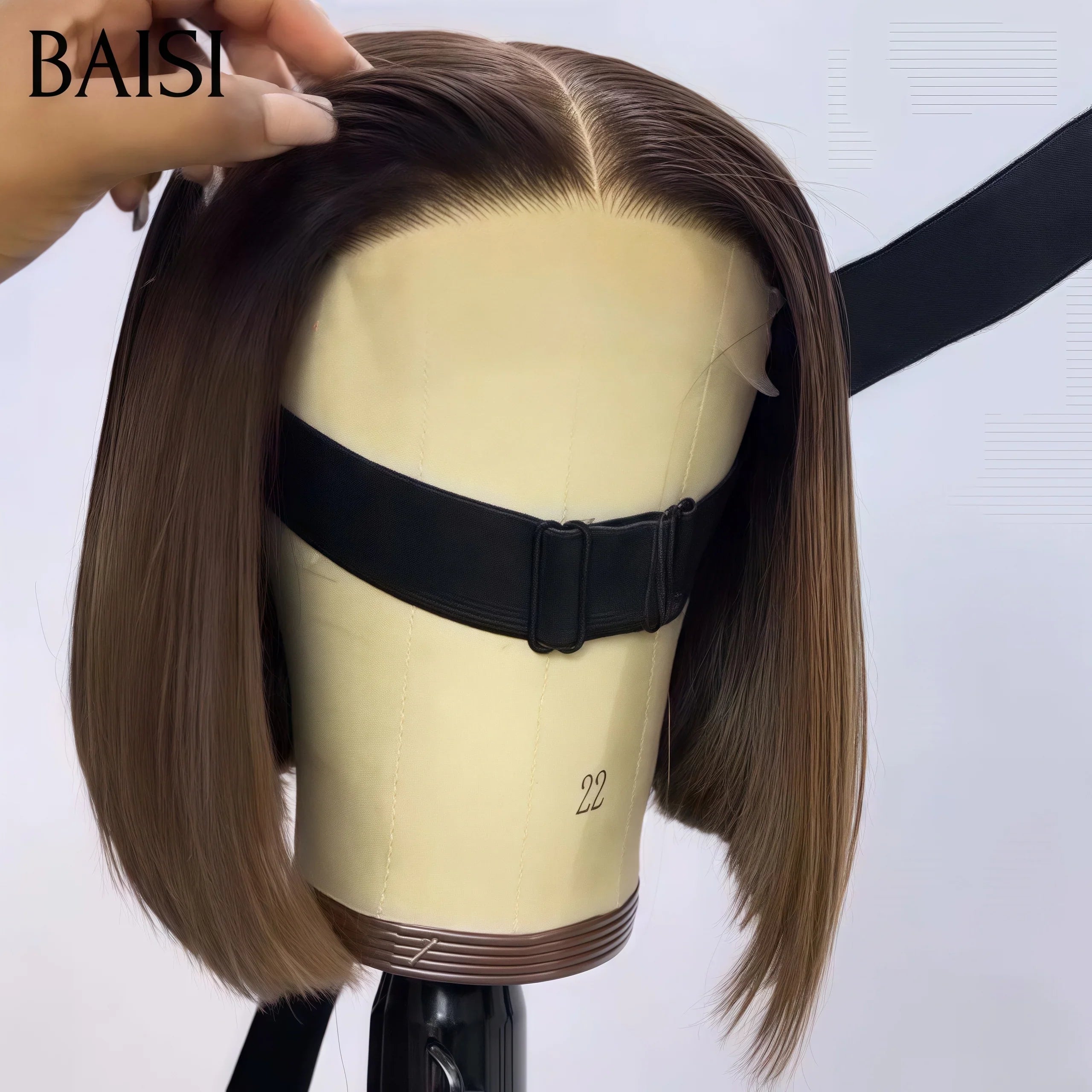 BAISI Achetez 2 perruques minimum au prix d'usine fournisseur perruque 13X4 lisse bob 8 pouces mixte Coupe Pixie Lisse 2 Couleurs personnalisées 1B4#30# Mixte ou Marron 1B4# 100% Vrais Cheveux Humains (Pas Besoins De Code)