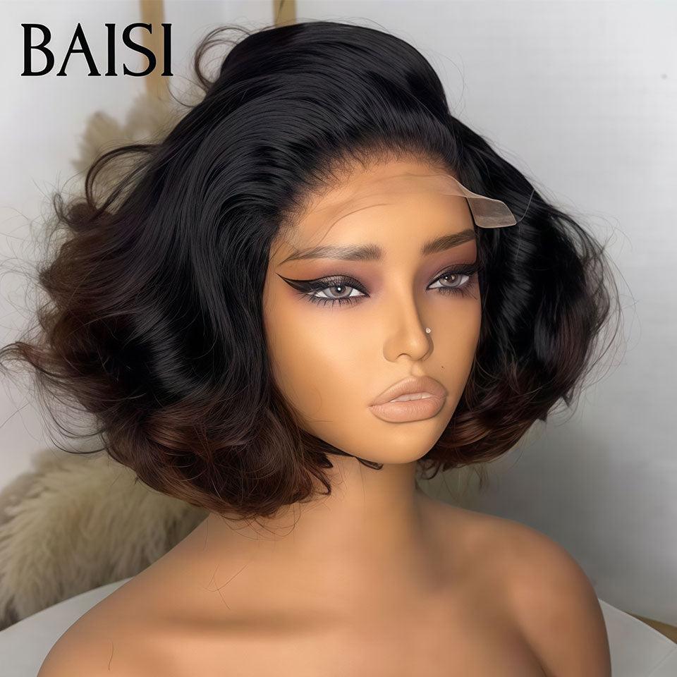 BAISI PROMOTION Perruque 4X4 bob 1BT4# Moitié Prix 85€ 100% Cheveux Humains MP50