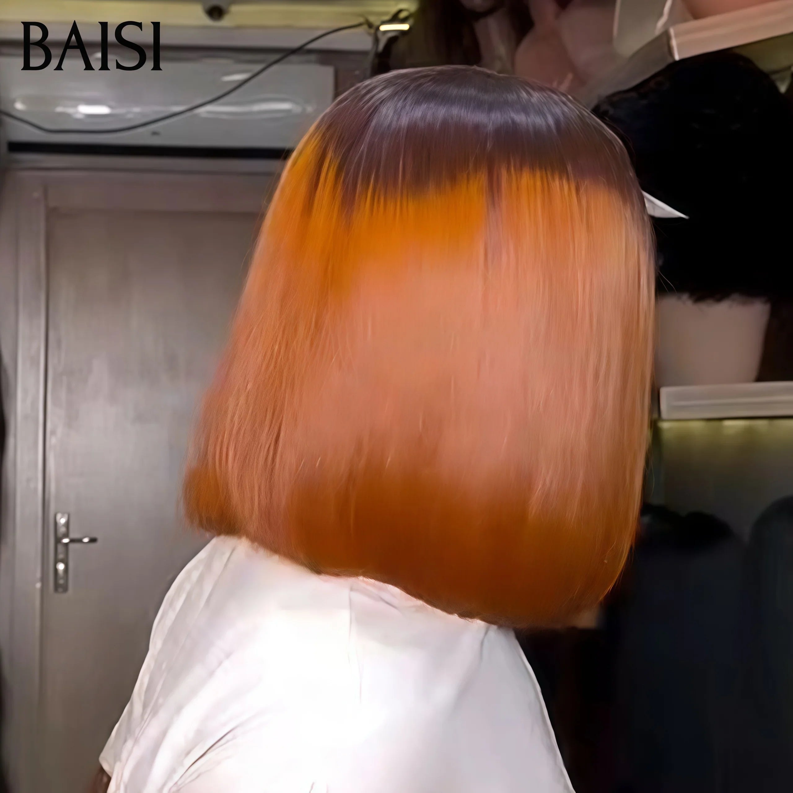 BAISI 2X6 perruque SDD BONE Straight 100% Vietnam Hair Lisse Bob Haute Qualité 250% Densité Couleurs personnalisées en 100% Cheveux Humains