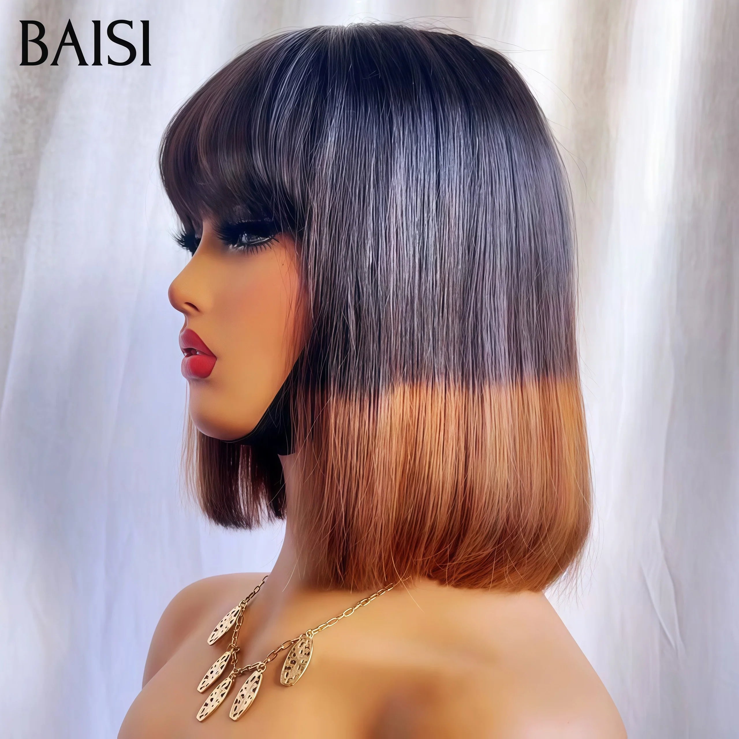 Venda flash BAISI 2 perucas em cabelo 100% humano real 149 euros (código: FR20)