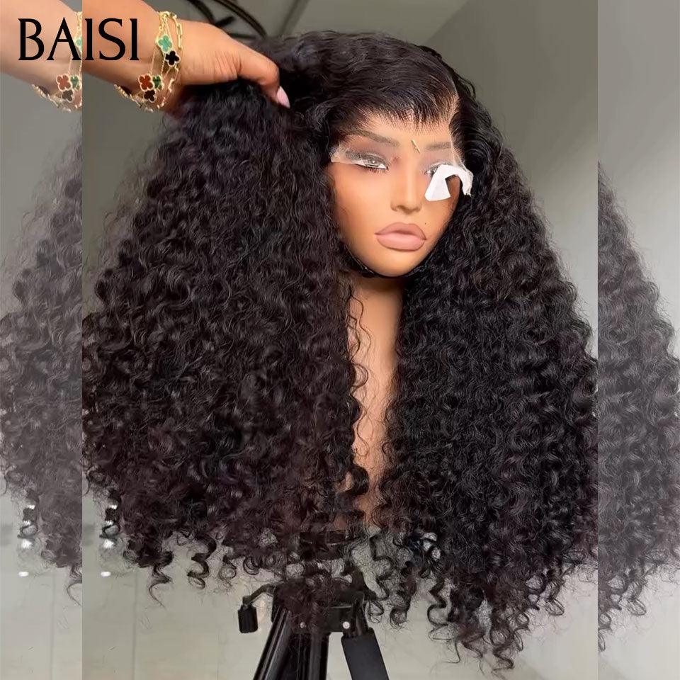 BAISI 13X4 Curly Wave Wig BLACK Mix brown 1B#30# 18 inches €179 300% Density in 100% Human Hair CODE: BAISI20