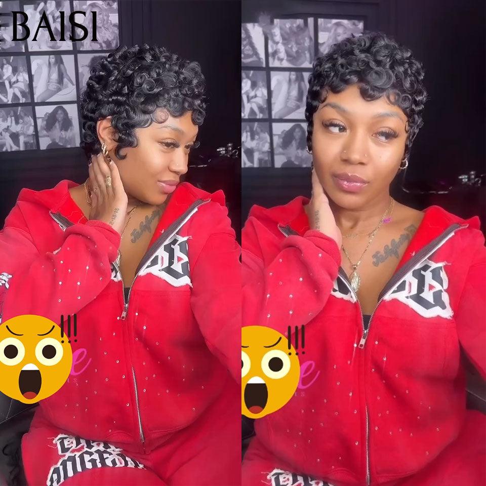 BAISI Big Promo máquina de corte pequeño hecha en cabello 100% humano #026 FR38