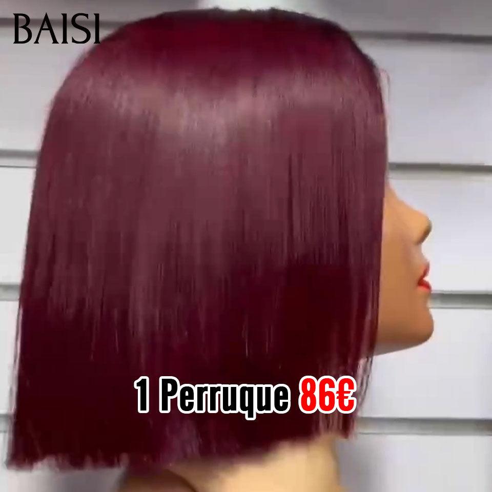 Venda flash BAISI 2 perucas em cabelo 100% humano real 149 euros (código: FR20)