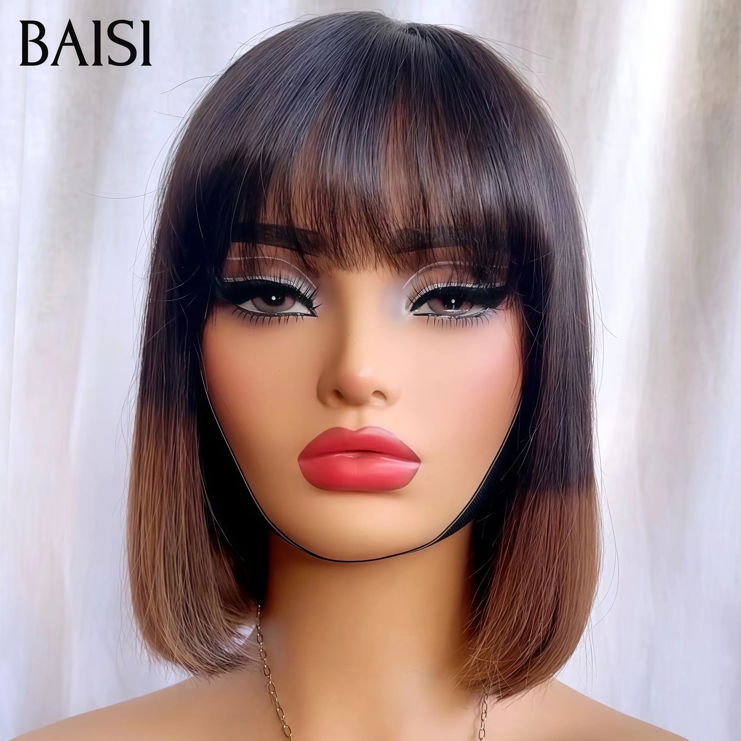 Venda flash BAISI 2 perucas em cabelo 100% humano real 149 euros (código: FR20)