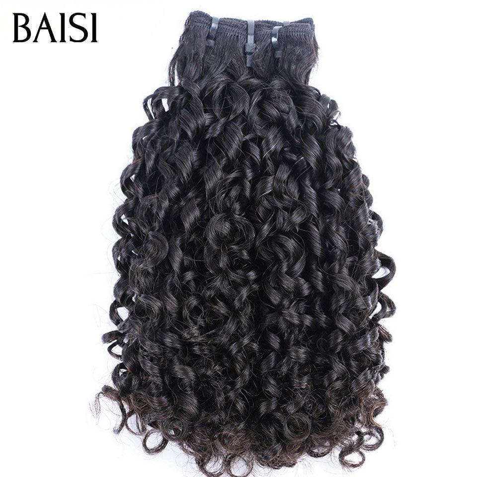 O cabelo da bola de BAISI 12A 3 tece Brown 4# na onda 100% do corpo do cabelo humano