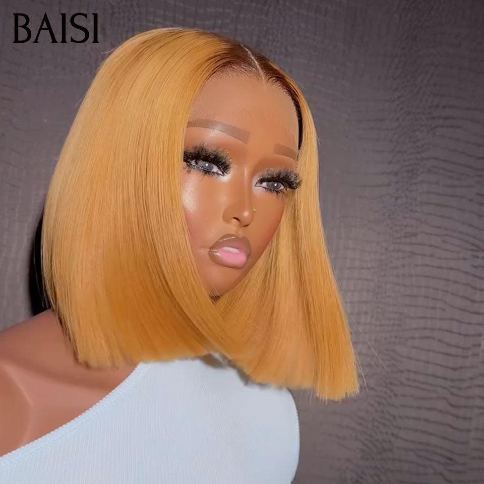 BAISI 4 Perruques 239€ 13X4 pixie 99J# et 2x6 Lisse 8 Pouces et sans Colle afro curly ou pixie curly wave sans lace sans colle Noir 58€ en 100% Cheveux Humains