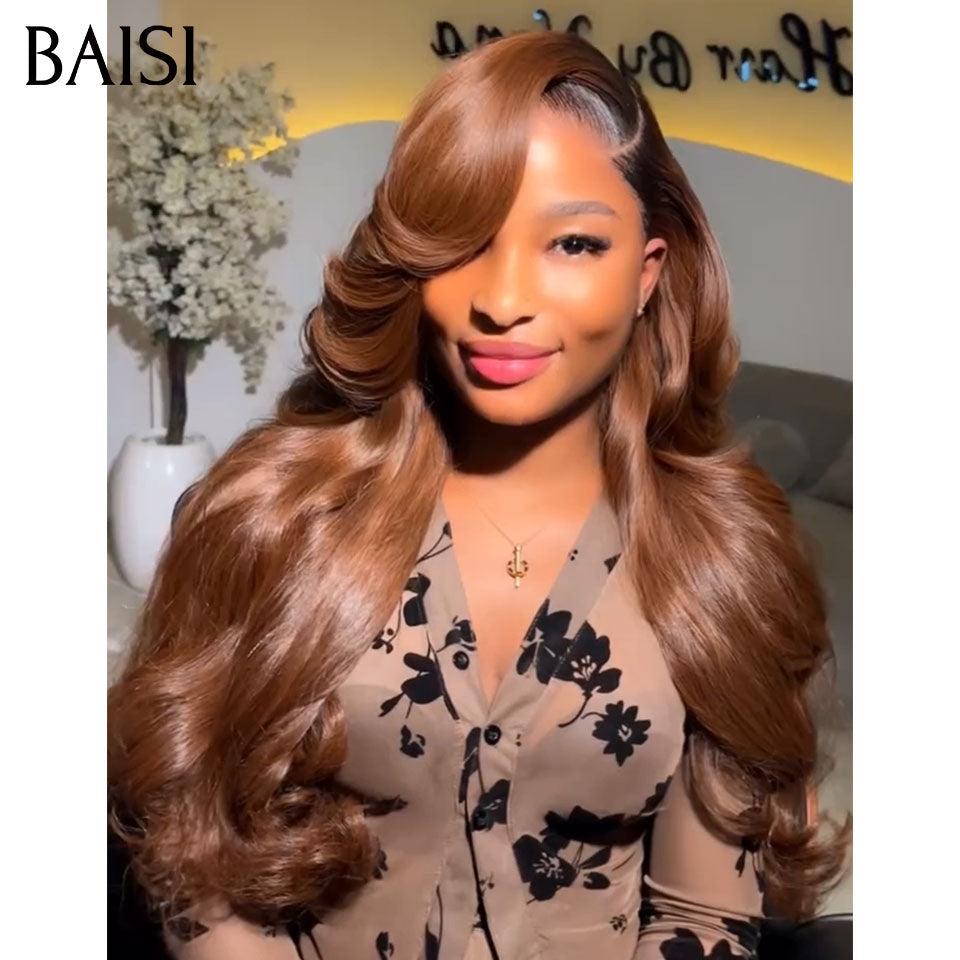 BAISI 6 Perruques 666€ 13X4 Body wave et curly wave et lisse en 100% Cheveux Humains BS65