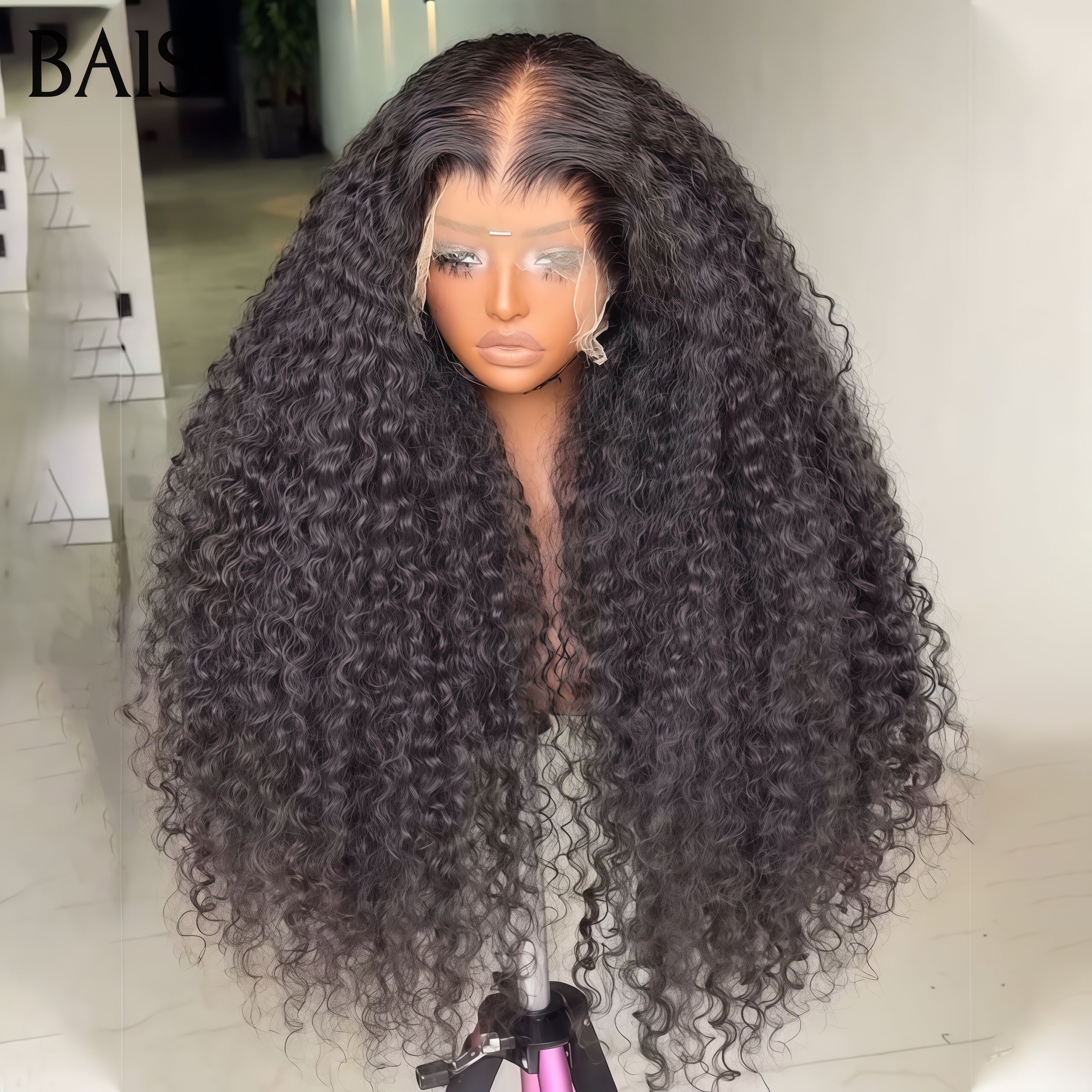 BAISI 13X4 lace frontal deep wave 20 pouces 100€ ou 3 Perruques sans colle prête à porter 448€ PRIX en promo en 100% vrais cheveux humains