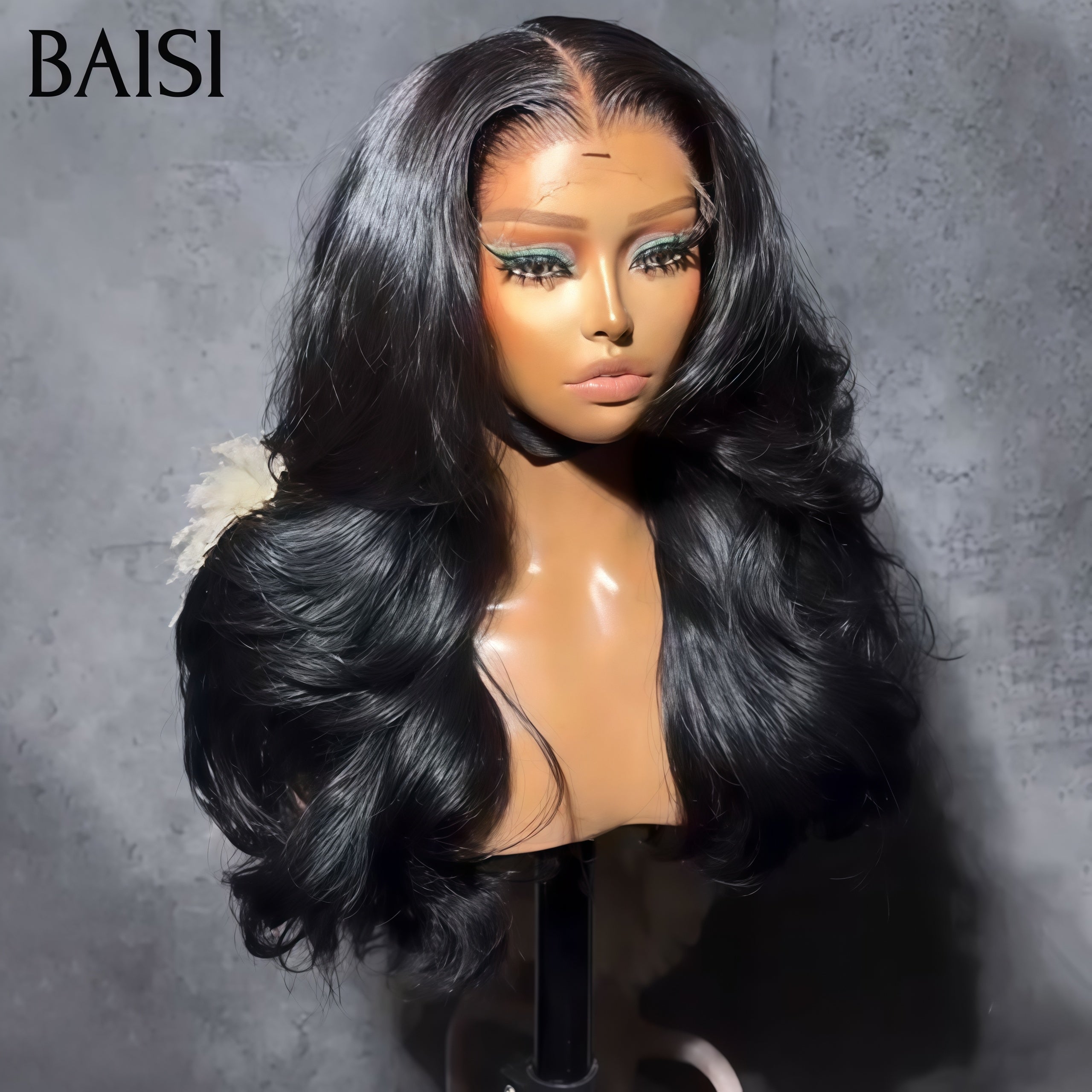 BAISI 4x4 lace closure body wave 22 pouces 109€ ou 2 Perruques 450€ Sans Colle Facile à Porter en 100% vrais cheveux humains Lace déjà couper code : FR20