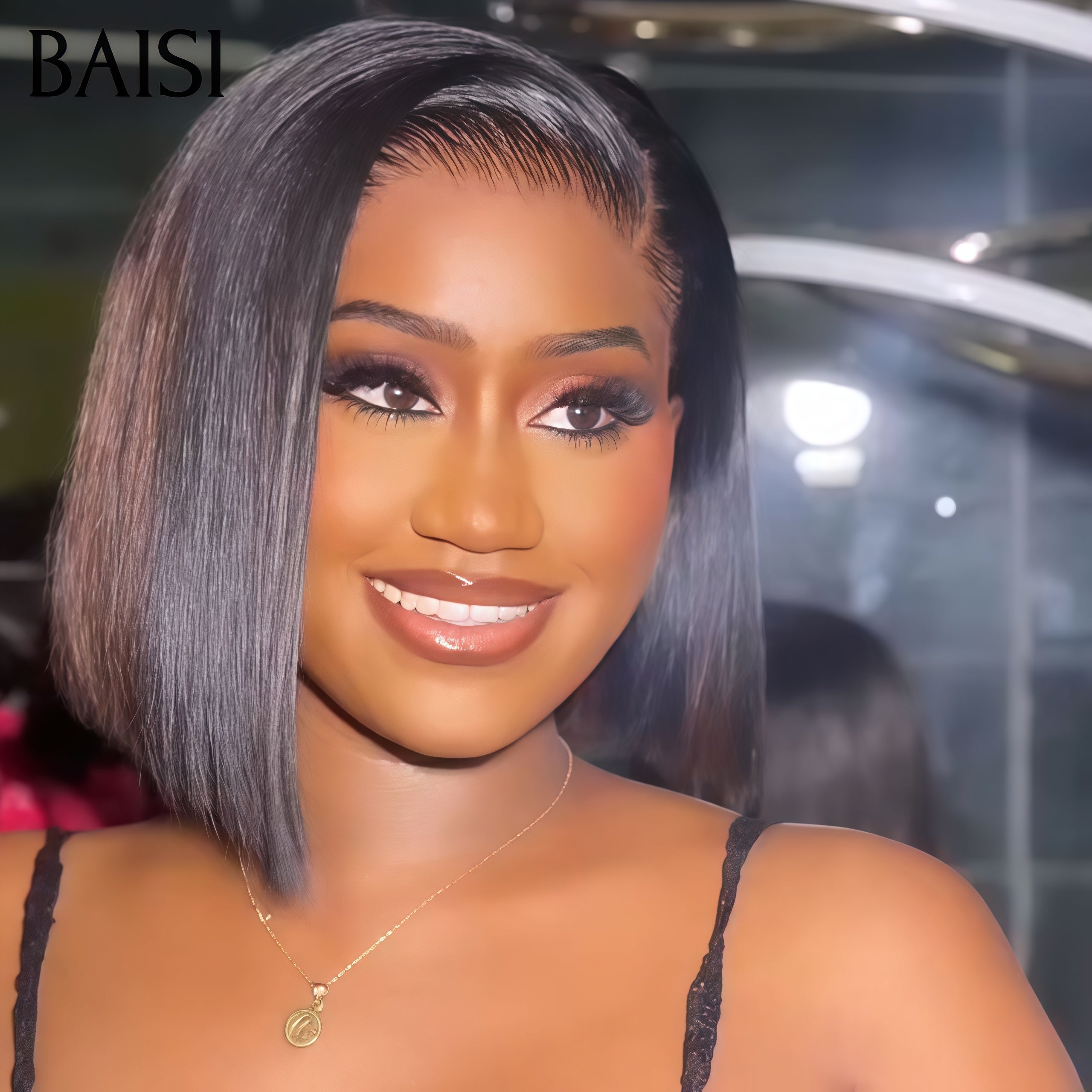 BAISI 2 Perucas SEM cola Onda corporal e onda encaracolada para revender 275€ 18 polegadas em cabelo 100% humano real VIP100