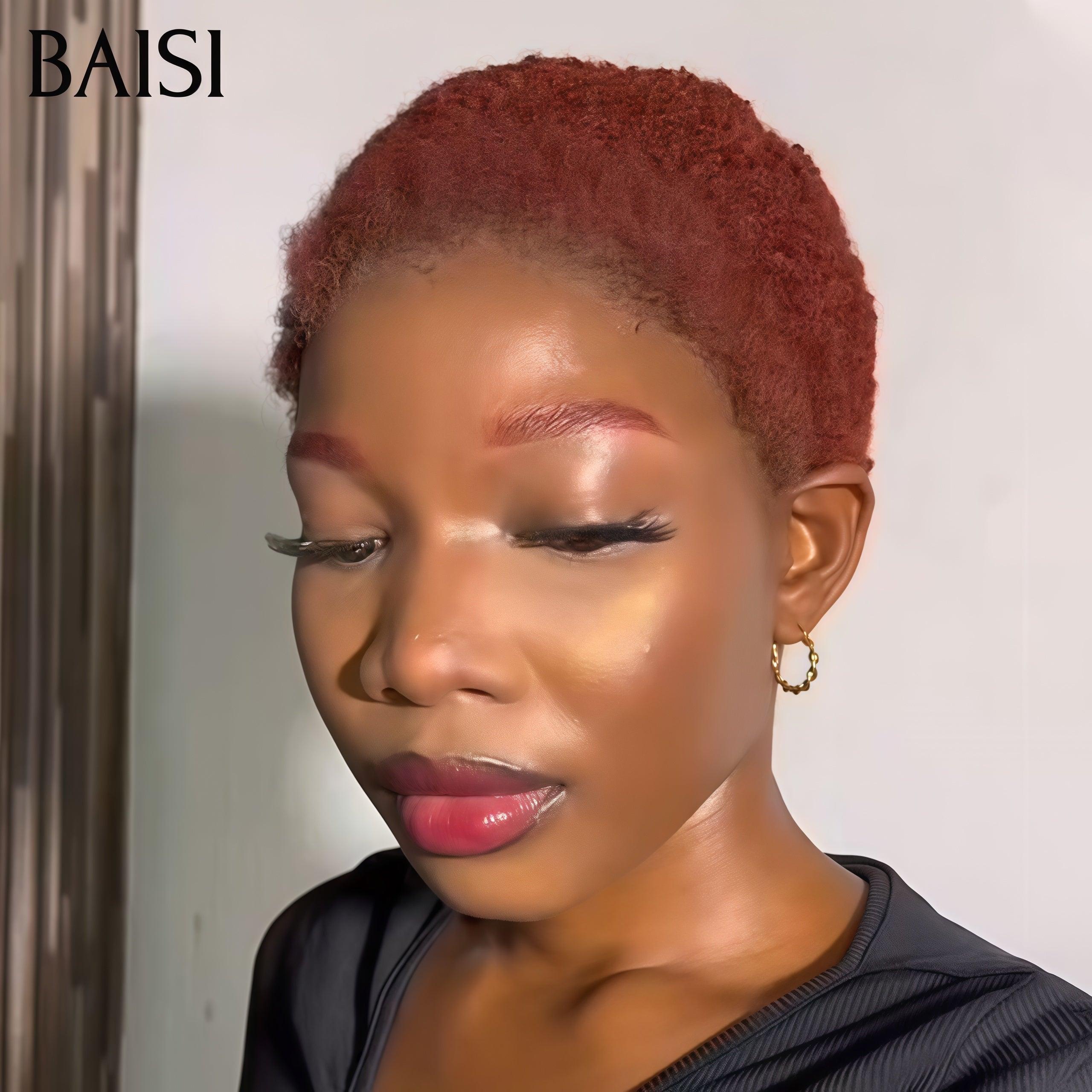 BAISI 13X4 Perruques Pixie #905 afro curly 69€ orange ou noir En 100% Cheveux Humains