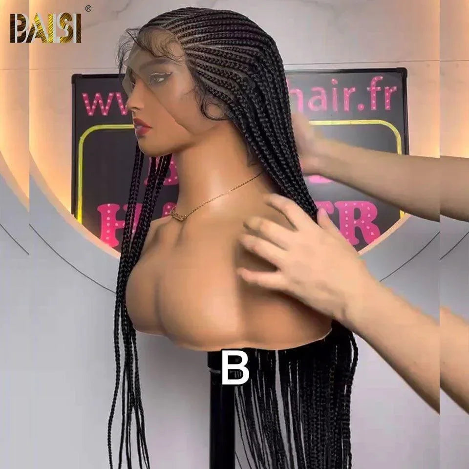 BAISI Cinco Perucas Diferentes Caixa Tranças Trança de Cabelo Sintético BS120