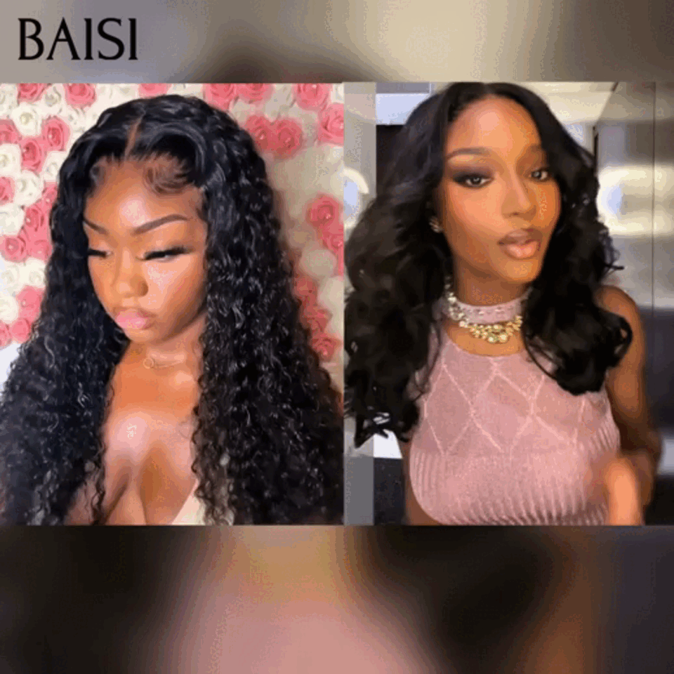 BAISI HAIR FR 1 acquistato + 1 omaggio 189€ 13x4 lace frontal 20 Pollici curly wave e Body wave In 100% Capelli Umani VIP100