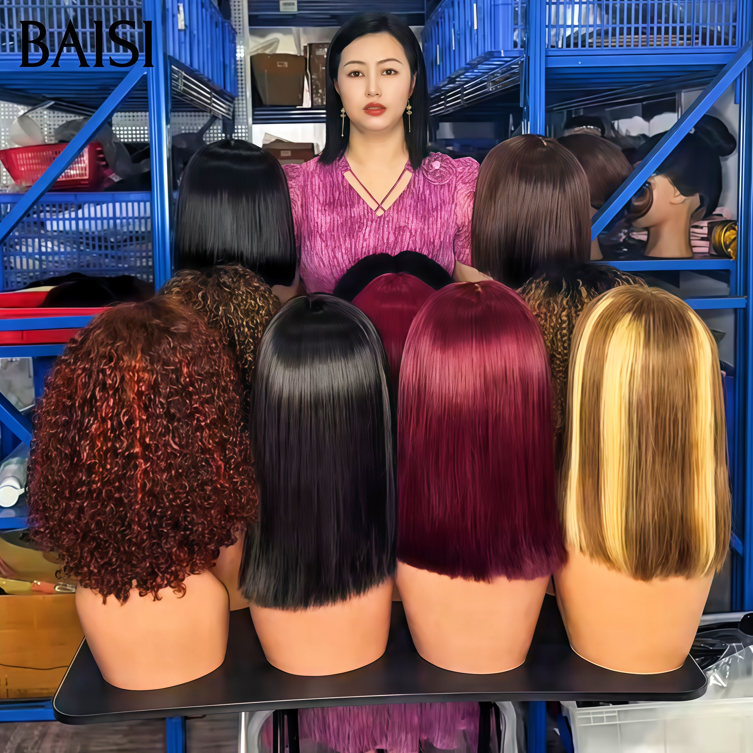 BAISI 1 Perruque 75€ Facile à Revendre modèles au hasard selon le stock sans retour en 100% Cheveux Humains