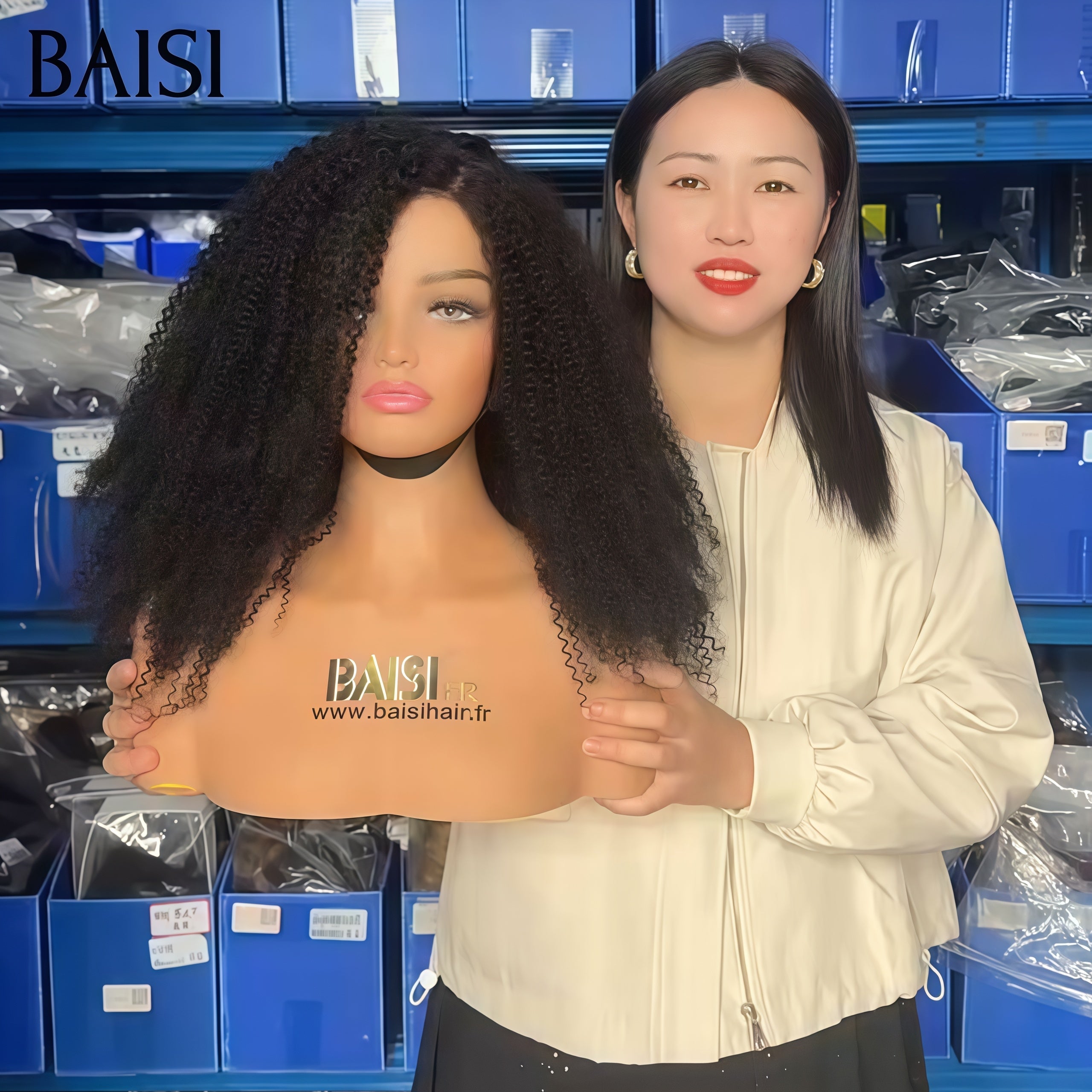 BAISI PROMO 5 Perruques 5 types de perruques différents 100% Comme la photo en 100% Cheveux Humains