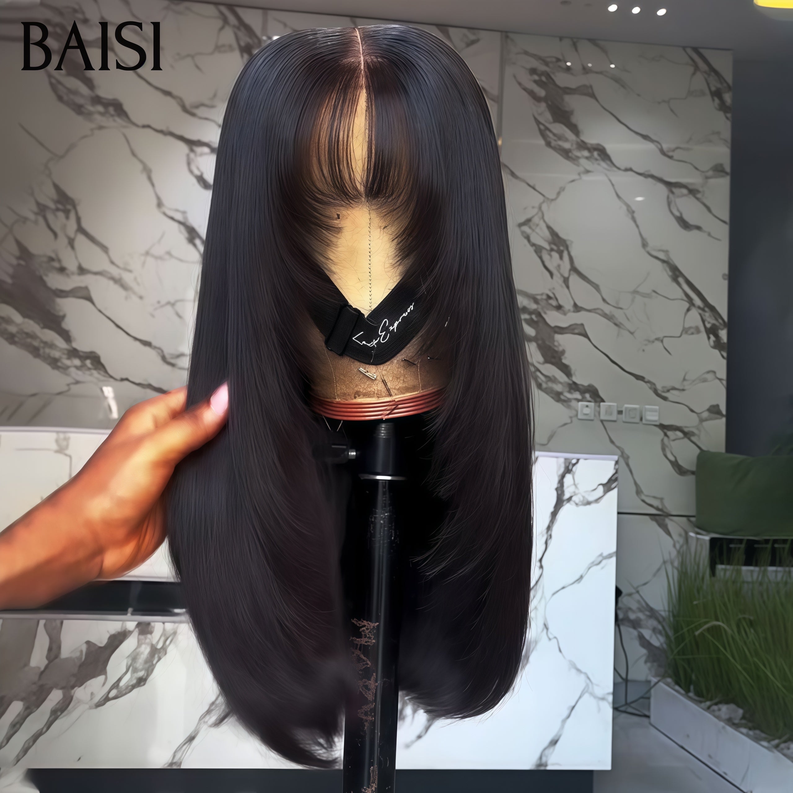 BAISI Peluca Frontal 2 Colores 225€ 13X4 065C 16pulgadas 99J y con flequillo 18pulgadas en cabello humano 100% real CODIGO: VIP100