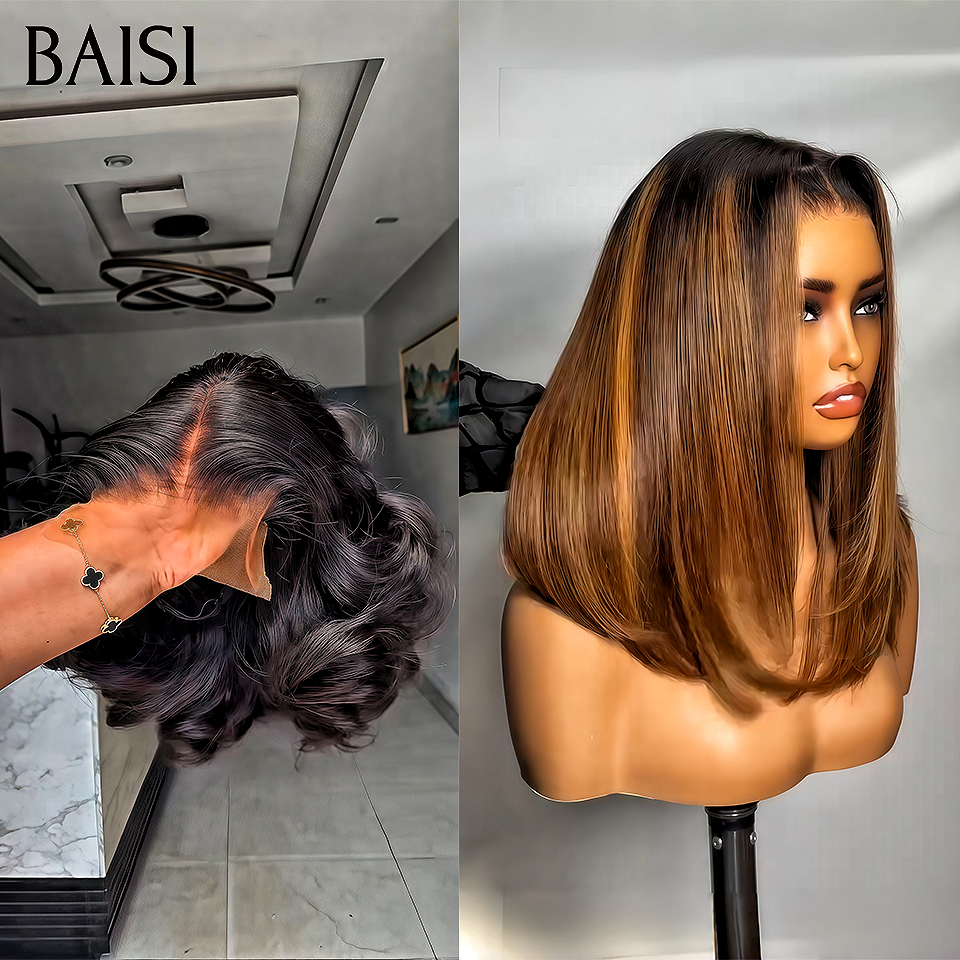 BAISI Blitzverkauf 4 Perücken aus 100 % Echthaar 300 Euro (kein Code erforderlich)