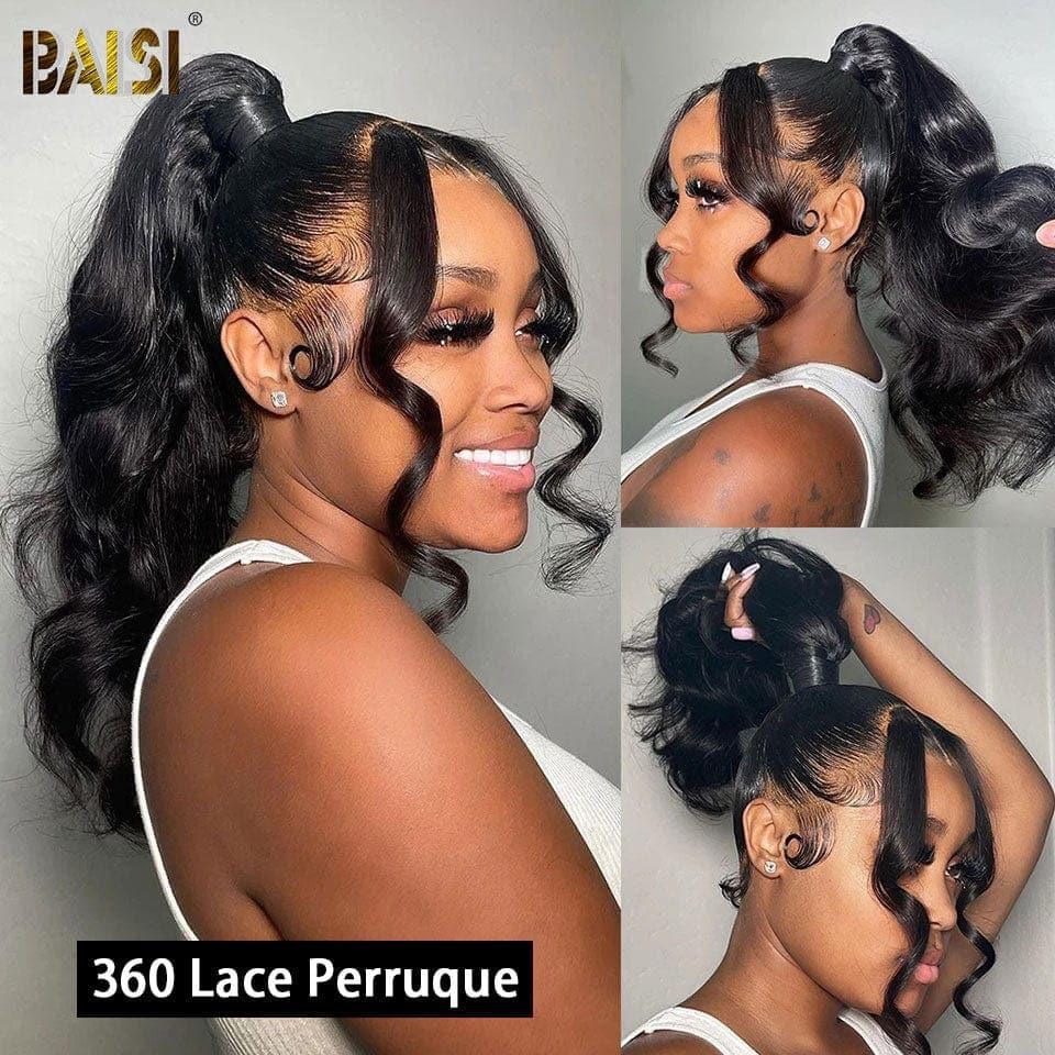 BAISI 360 Lace Wig Body Wave Echthaar Chinion Frisur