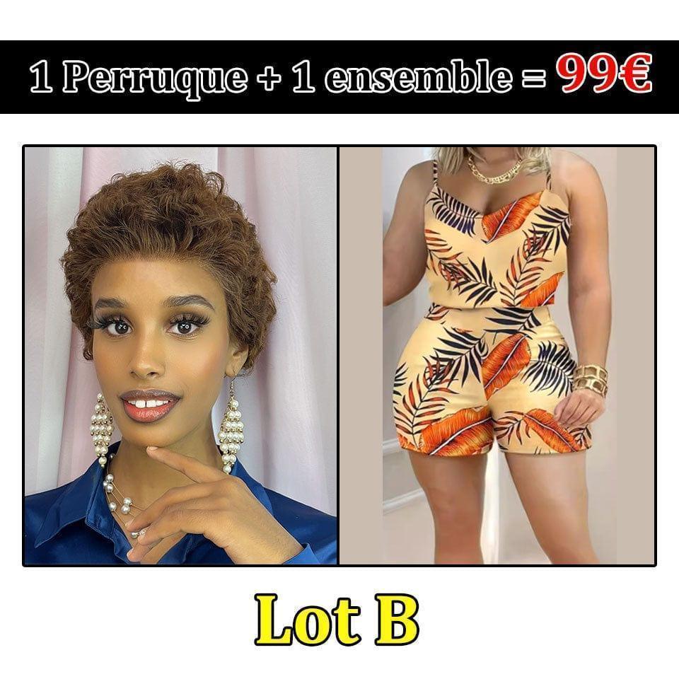 BAISI 1 Wig + 1 set = €99 in 100% real human hair (no code needed)