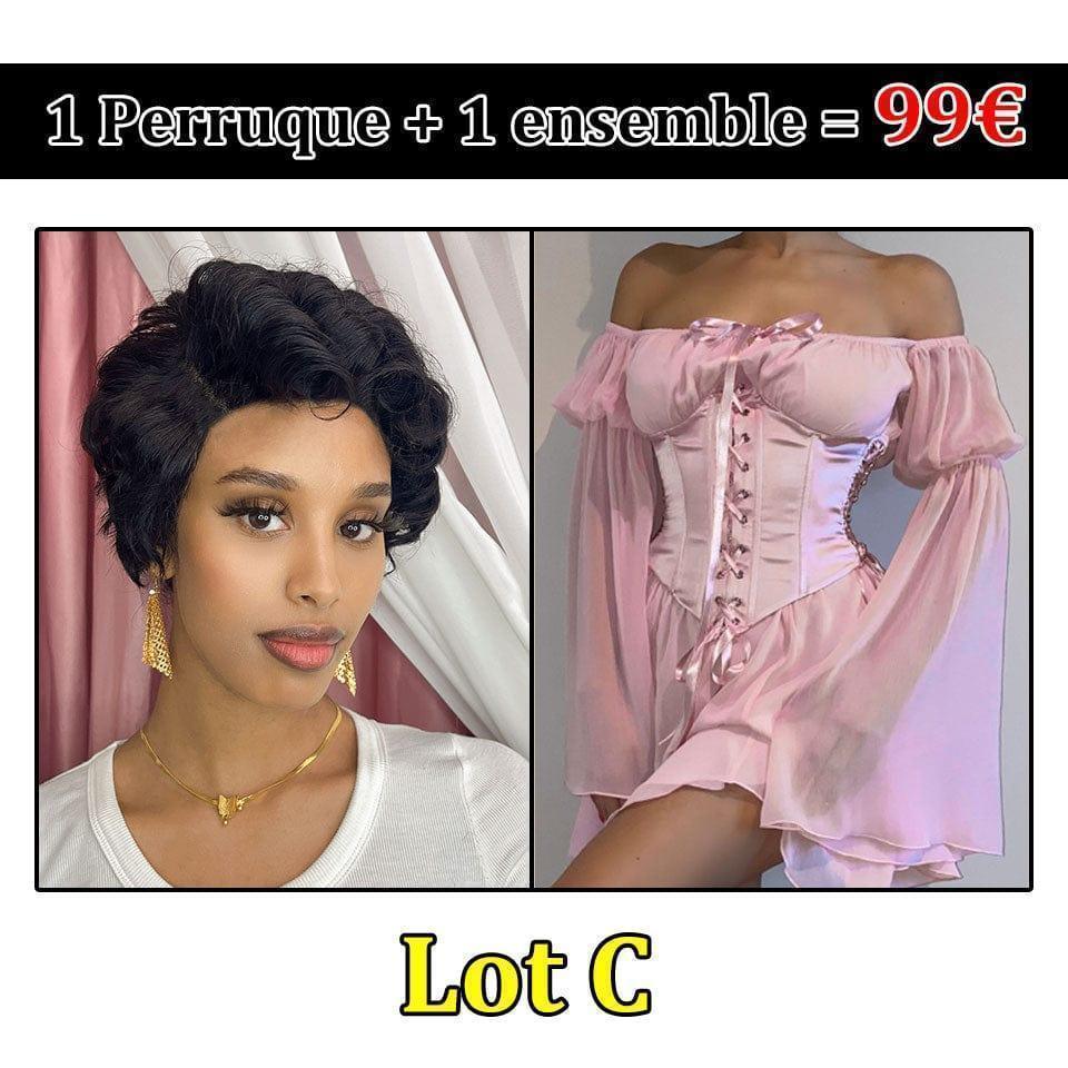 BAISI 1 Wig + 1 set = €99 in 100% real human hair (no code needed)