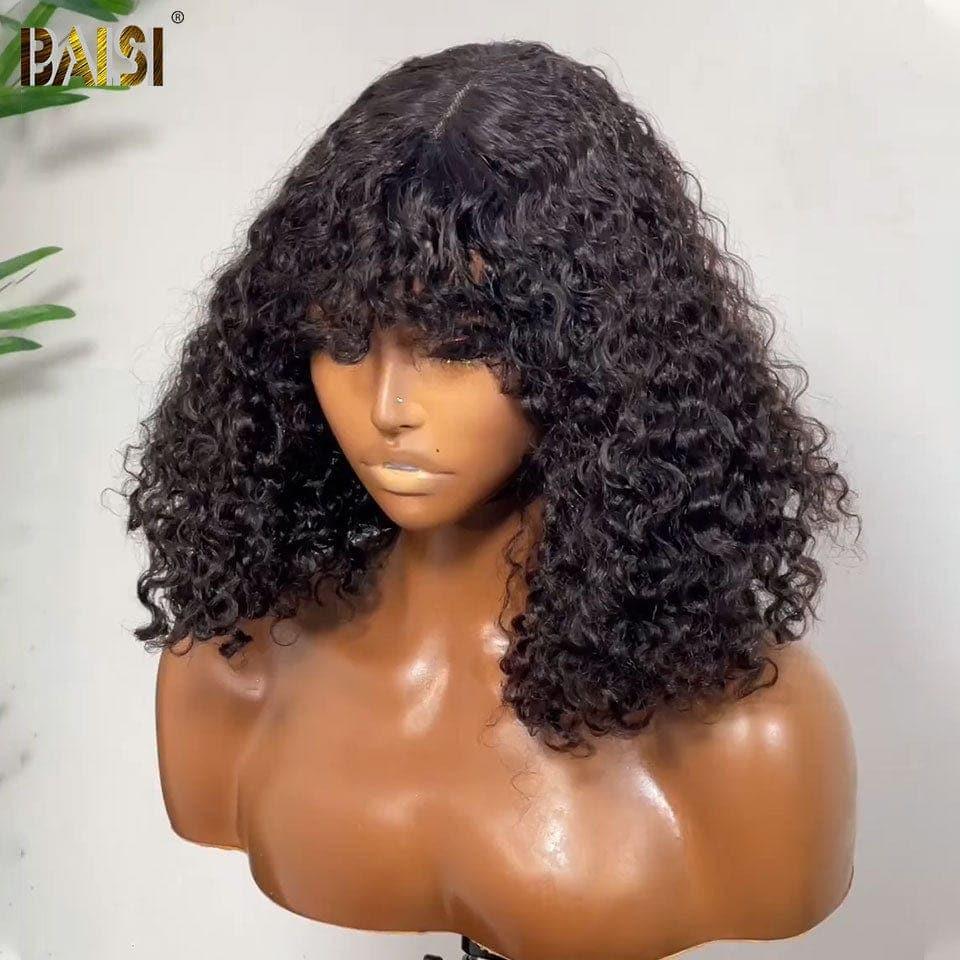 BAISI PERRUQUE BOB DEEP WAVE 12 POUCE 115€ COUPE CHINOISE SANS LACE AVEC FRANGE C
