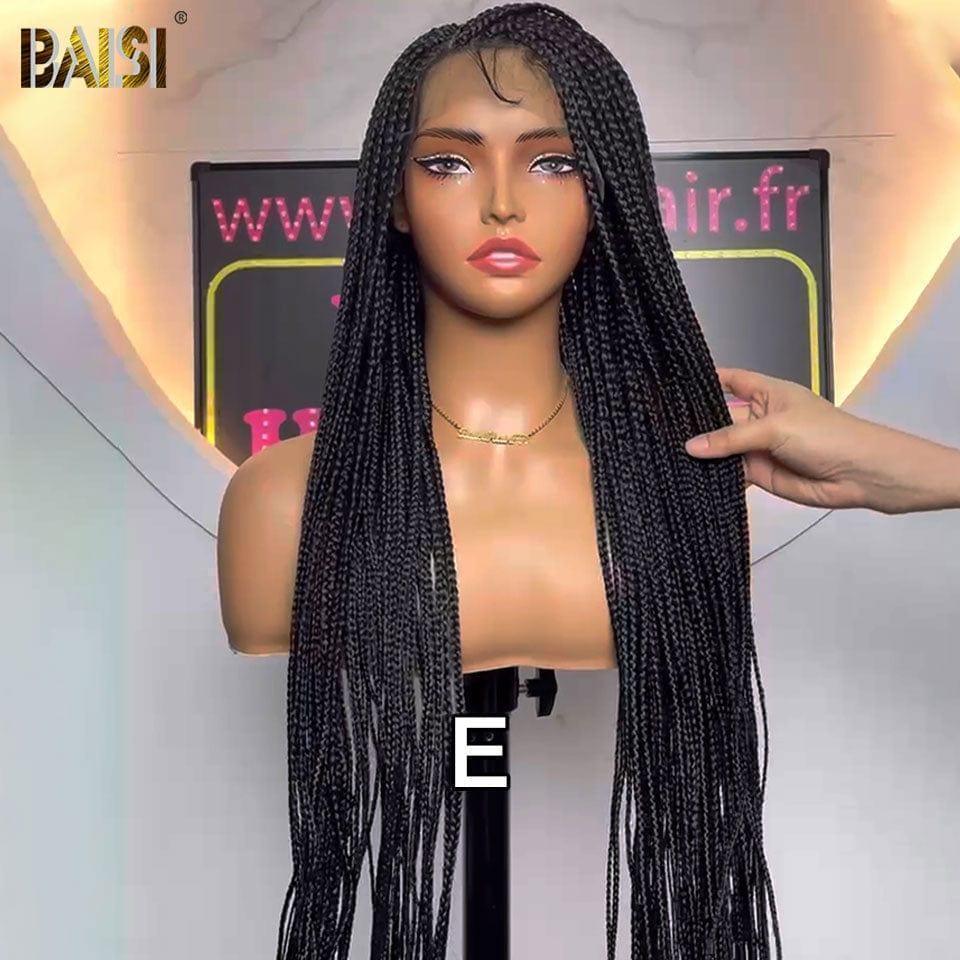 BAISI Cinco Perucas Diferentes Caixa Tranças Trança de Cabelo Sintético BS120