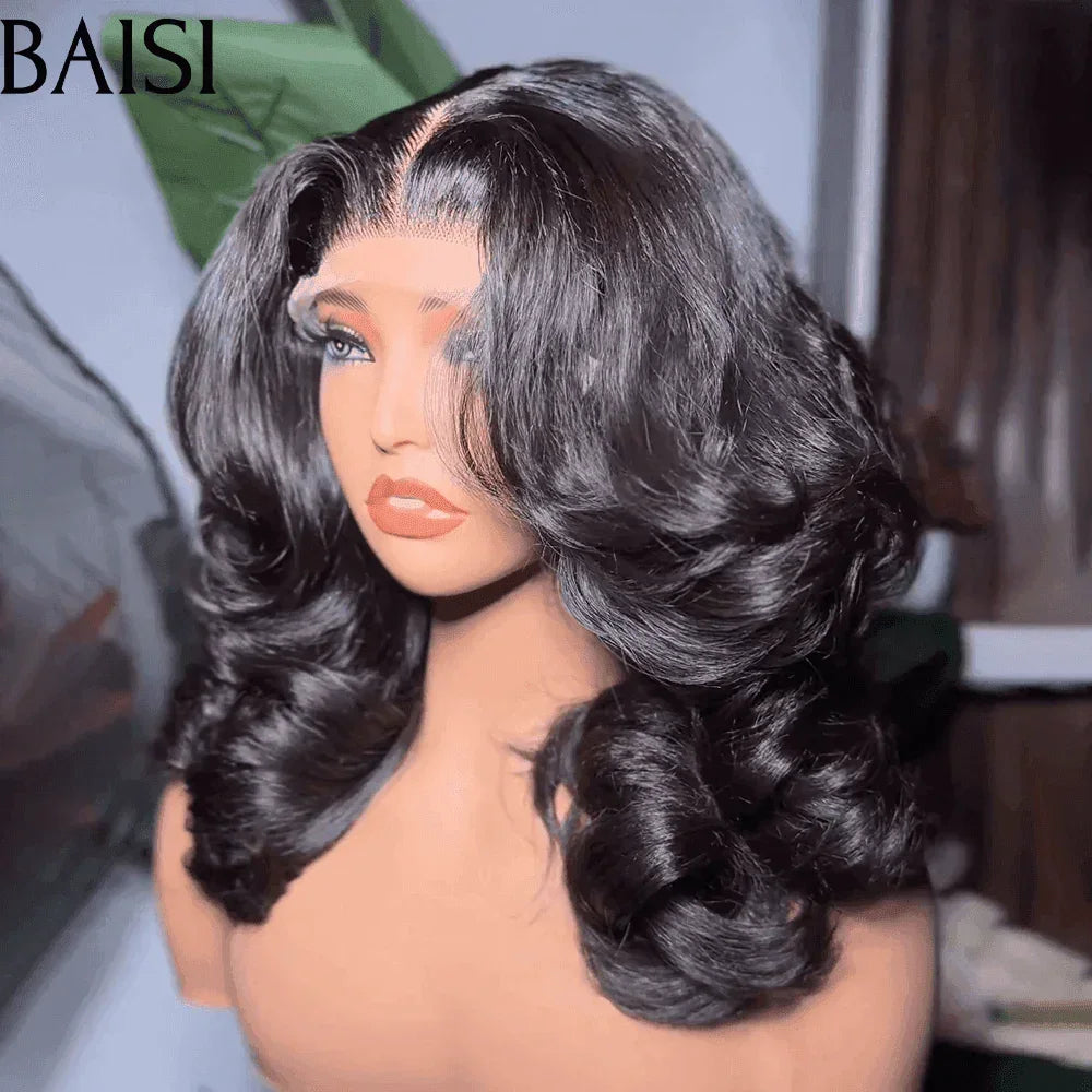 BAISI Conjunto de 5 perucas retas em cabelo 100% humano real 400 euros ou 13X4 065C 16 Polegadas € 109, código: VIP100