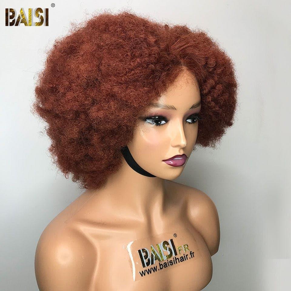 BAISI 13x4 LACE FRONTAL Afro BCP PERÜCKE aus 100 % Echthaar