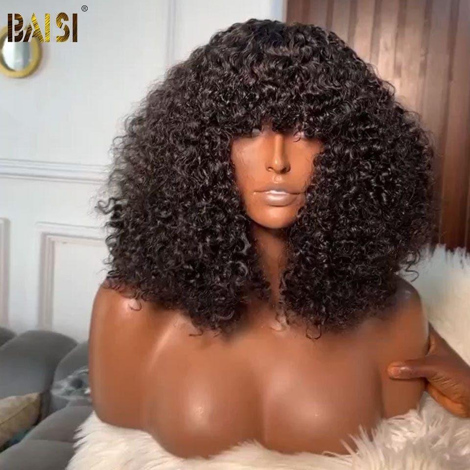 BAISI PERRUQUE BOB DEEP WAVE 12 POUCE 115€ COUPE CHINOISE SANS LACE AVEC FRANGE C