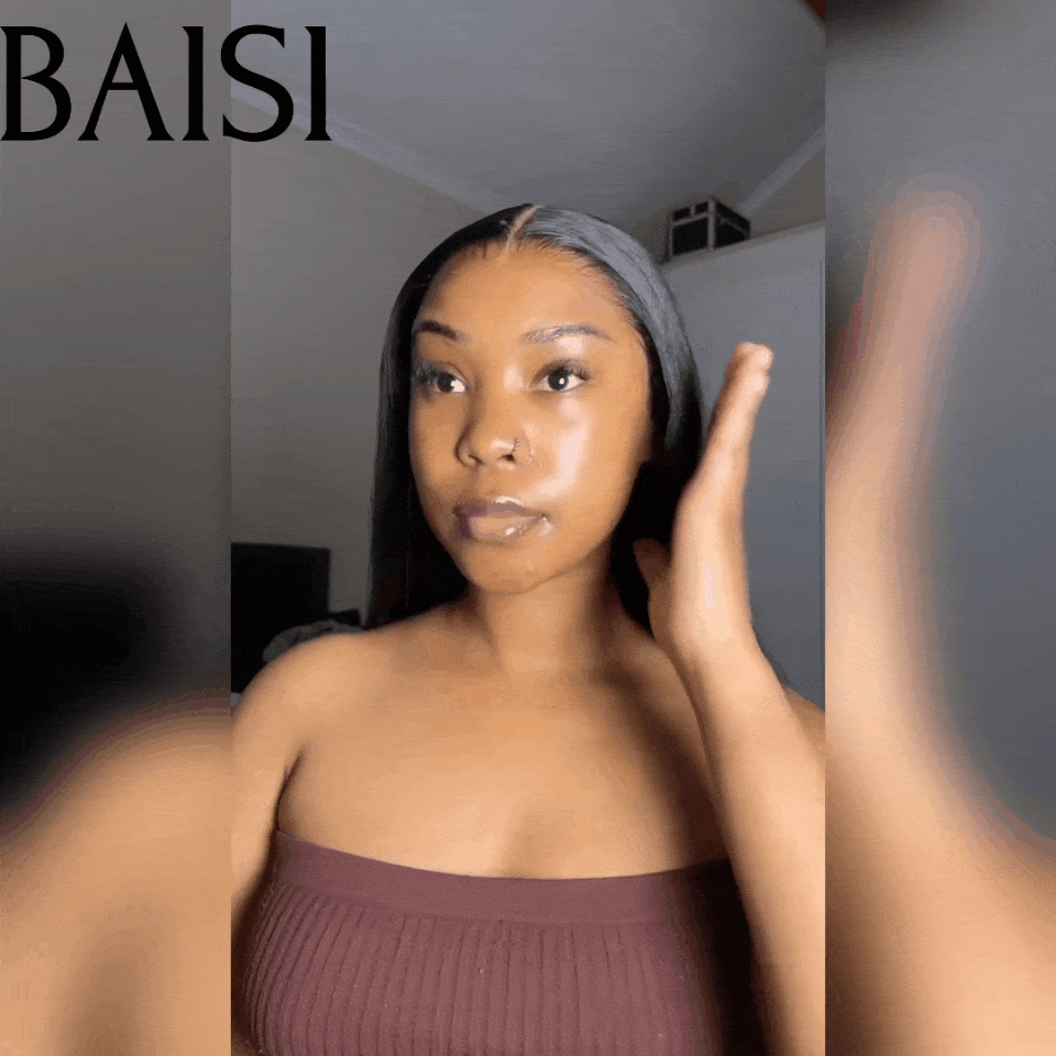BAISI 2 Frontal Wigs €340 Glueless Easy to Wear in 100% real human hair Lace already cut Code: FR20