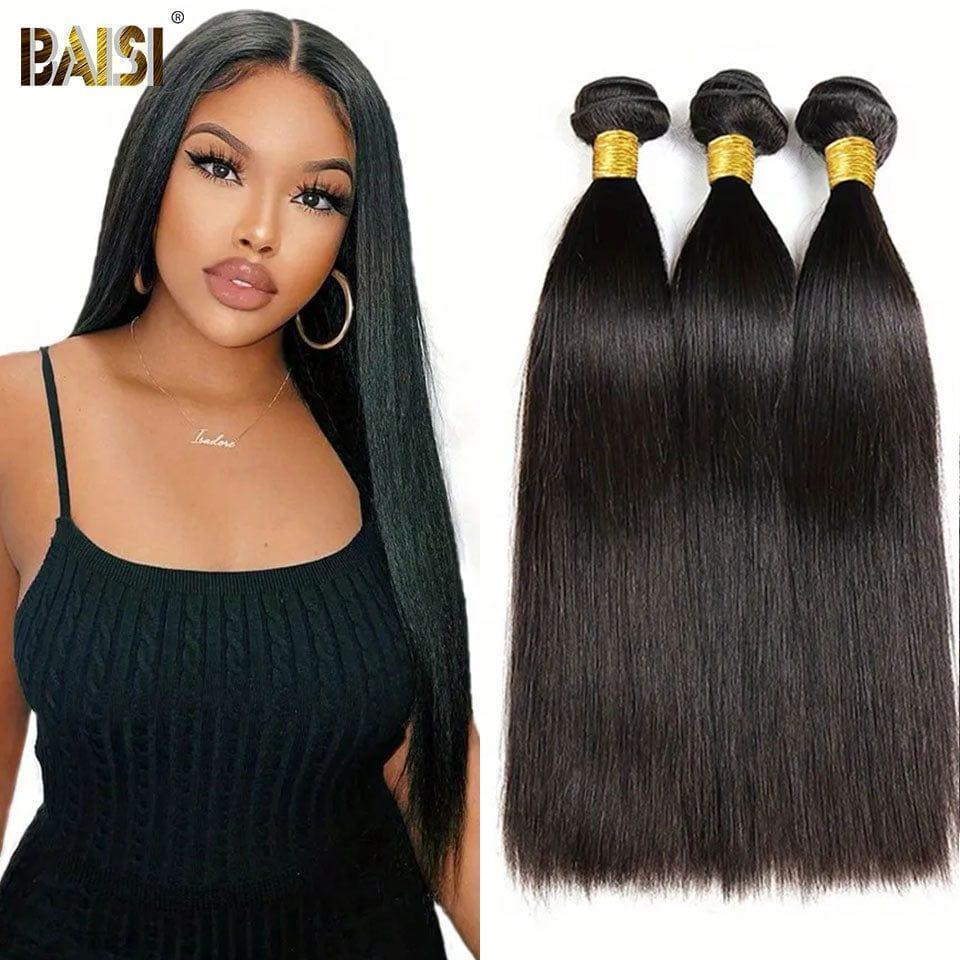 BAISI 10A Tissage Cheveux Vierges Lisse Straight