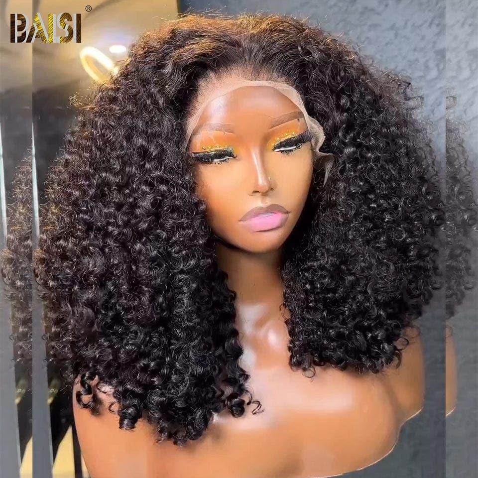 BAISI Achetez 2 perruques minimum au prix d'usine fournisseur en France TVA 0€ 48H arrivé T PART LACE PERRUQUE Afro Curl AVEC LE RAIE DE COTÉ (Pas Besoin de Code)