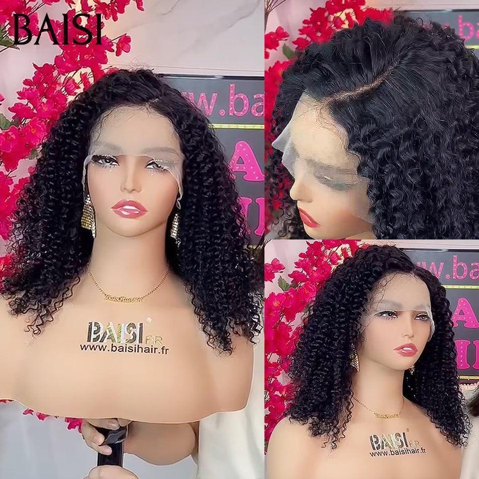 BAISI Perruques T PART kinky curly 16 pouce 120€ 100% vrais cheveux humains