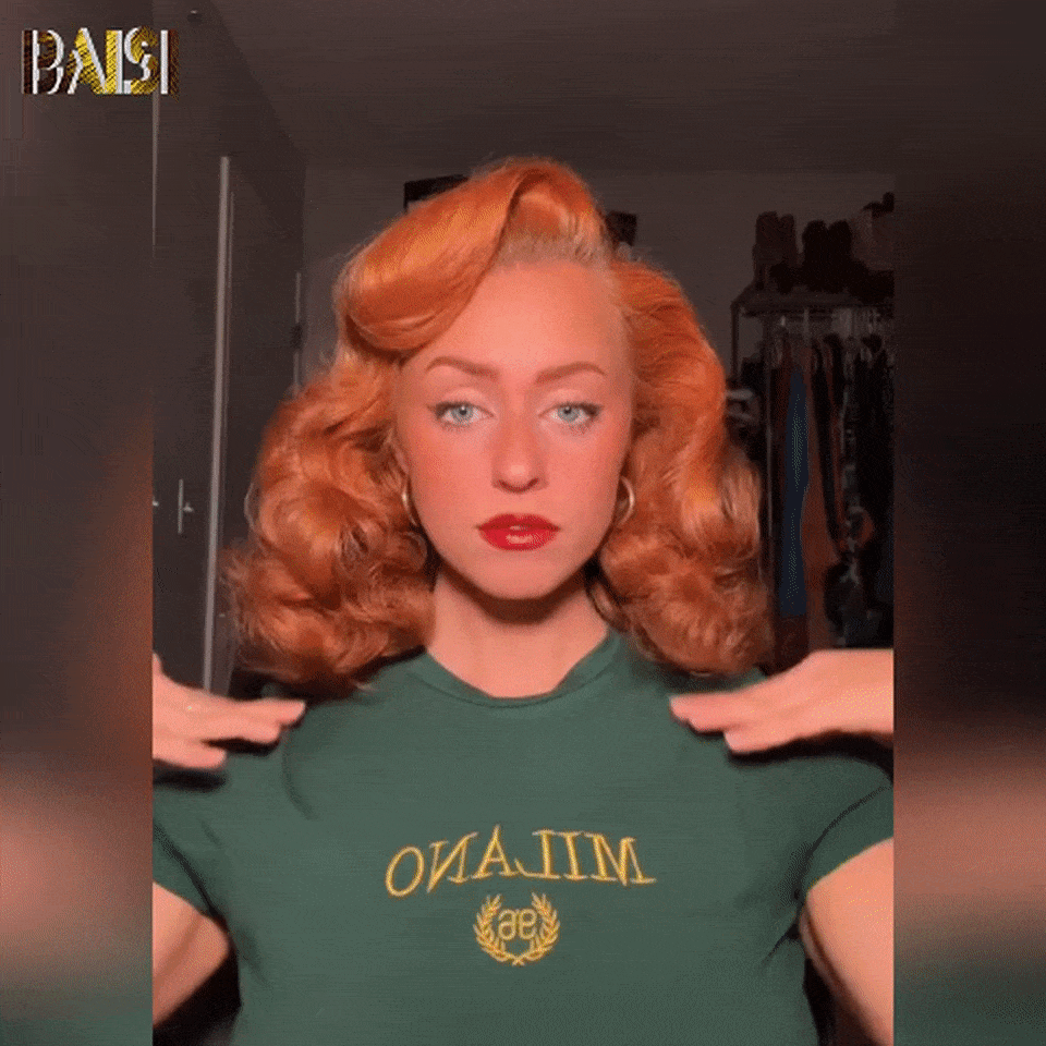 Parrucca BAISI 13X4 pizzo riccio a onda d'uovo Colori personalizzati 18 pollici 300% densità € 198 in capelli umani al 100%