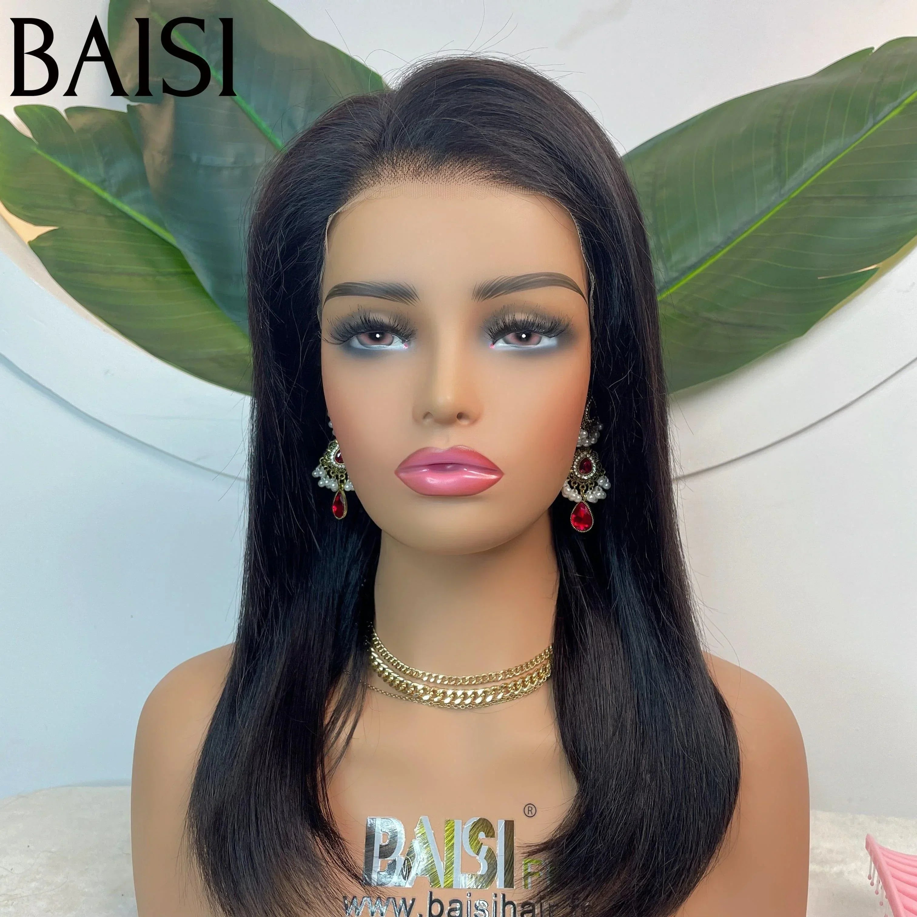 BAISI Achetez 1 + 1 Gratuite = 159€ 4X4 lace water wave 2 couleur Marron et 99J# ou 4 Perruques 395€ en 100% vrais cheveux humains code:FR38